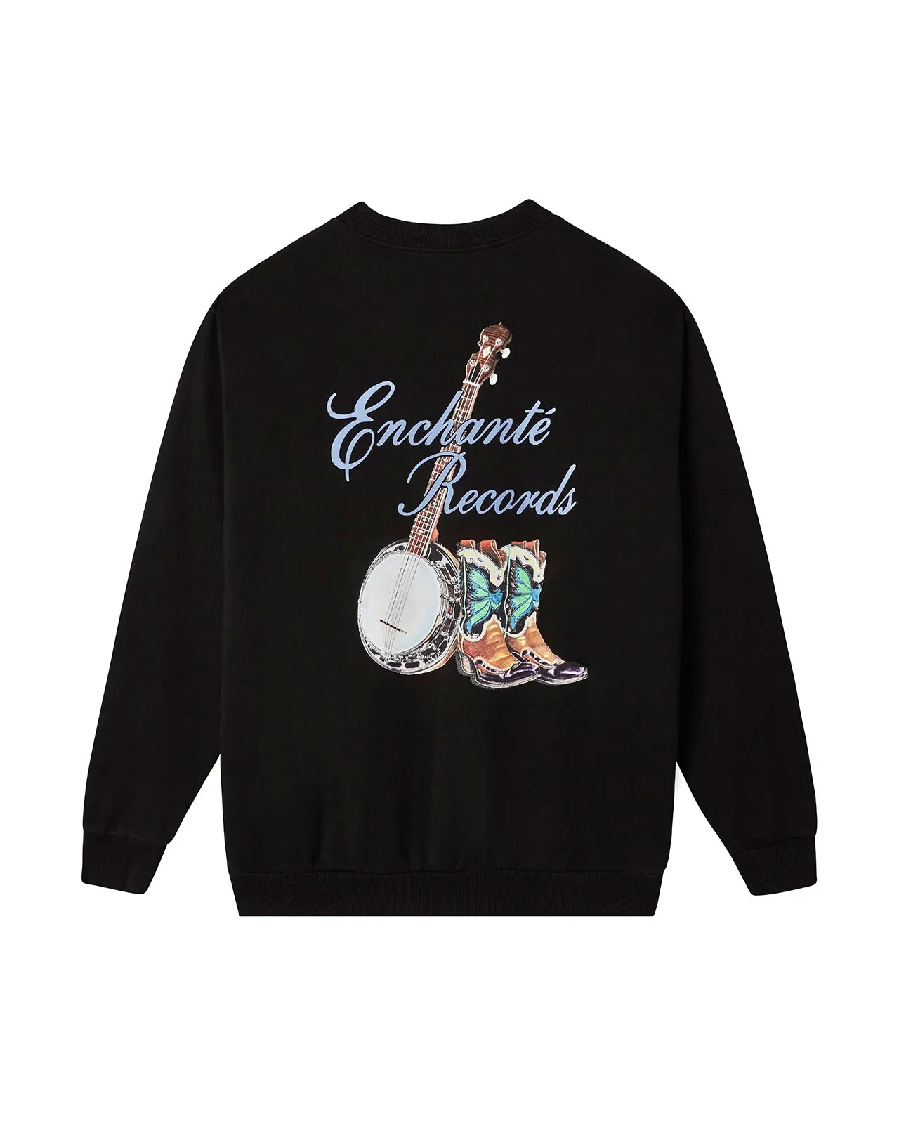 Enchante Records Crewneck | Black