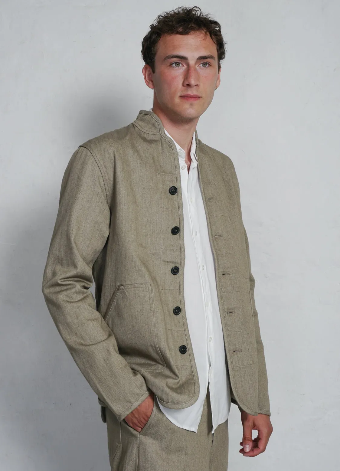 ERLING | Quilted Work Jacket | Safari