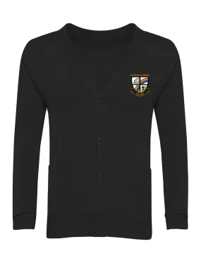 Fatfield Academy Black Cardigan