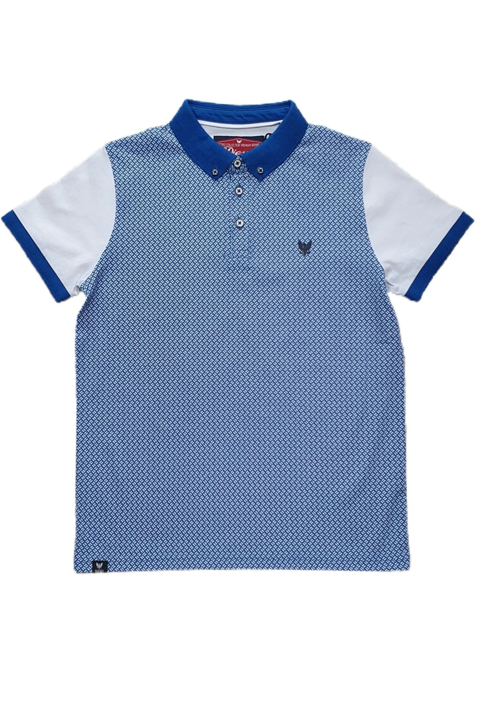 Flinn Polo Blue Print