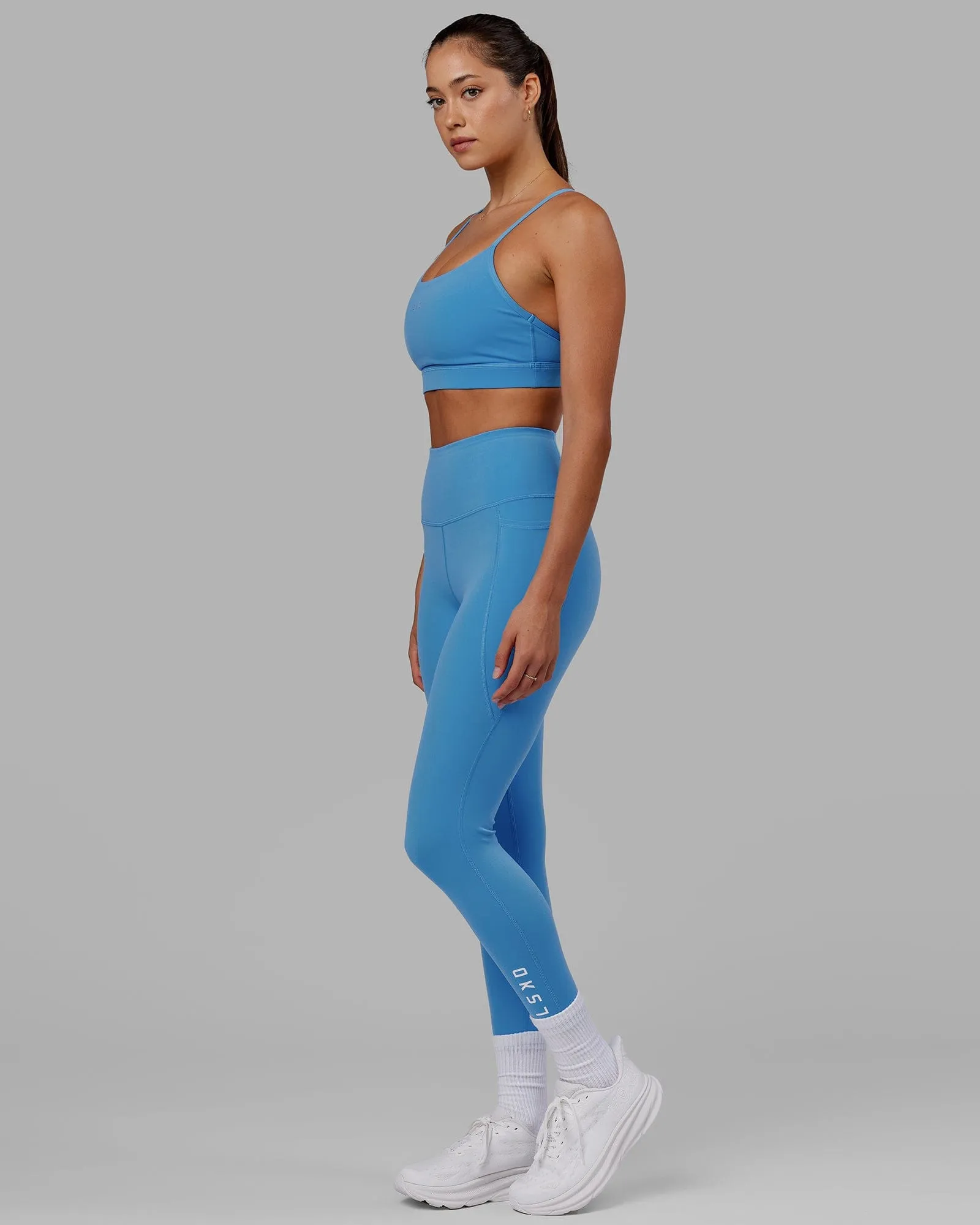 Flux 7/8 Length Tights - Azure Blue