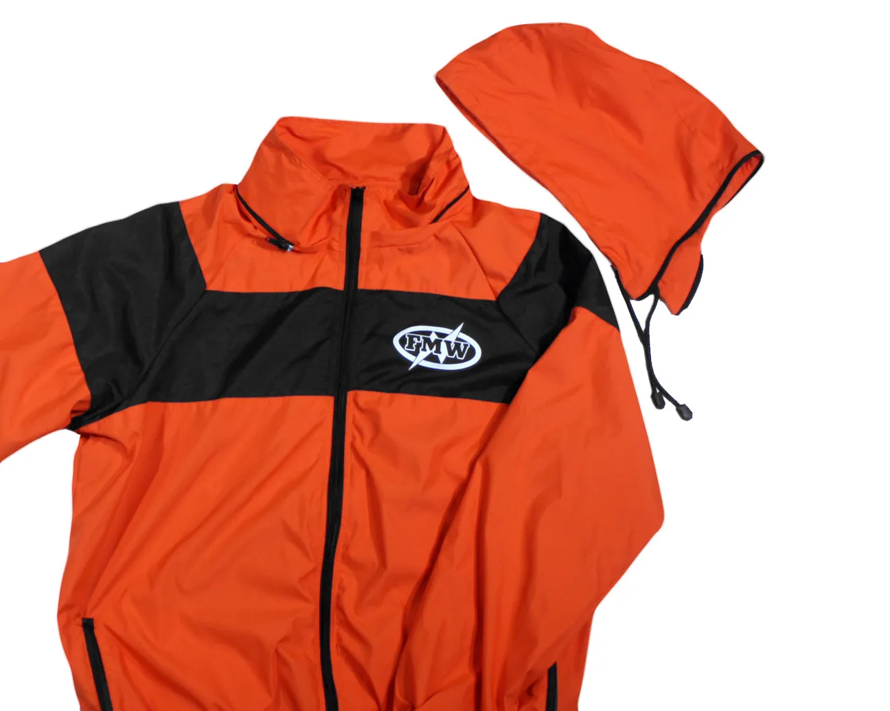 FMW RING CREW JACKET - ORANGE/BLACK