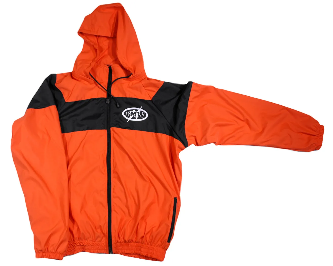 FMW RING CREW JACKET - ORANGE/BLACK