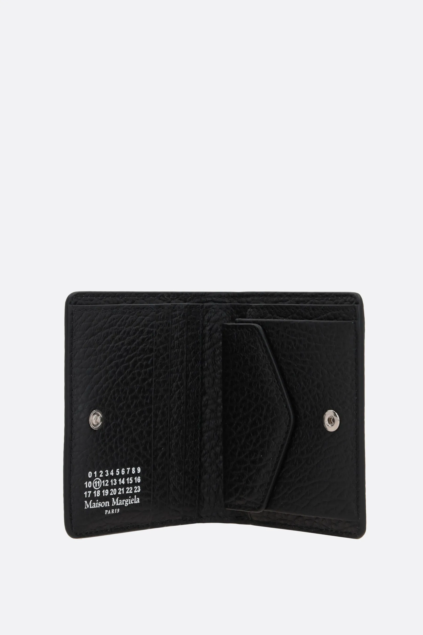 Four Stitches grainy leather compact wallet