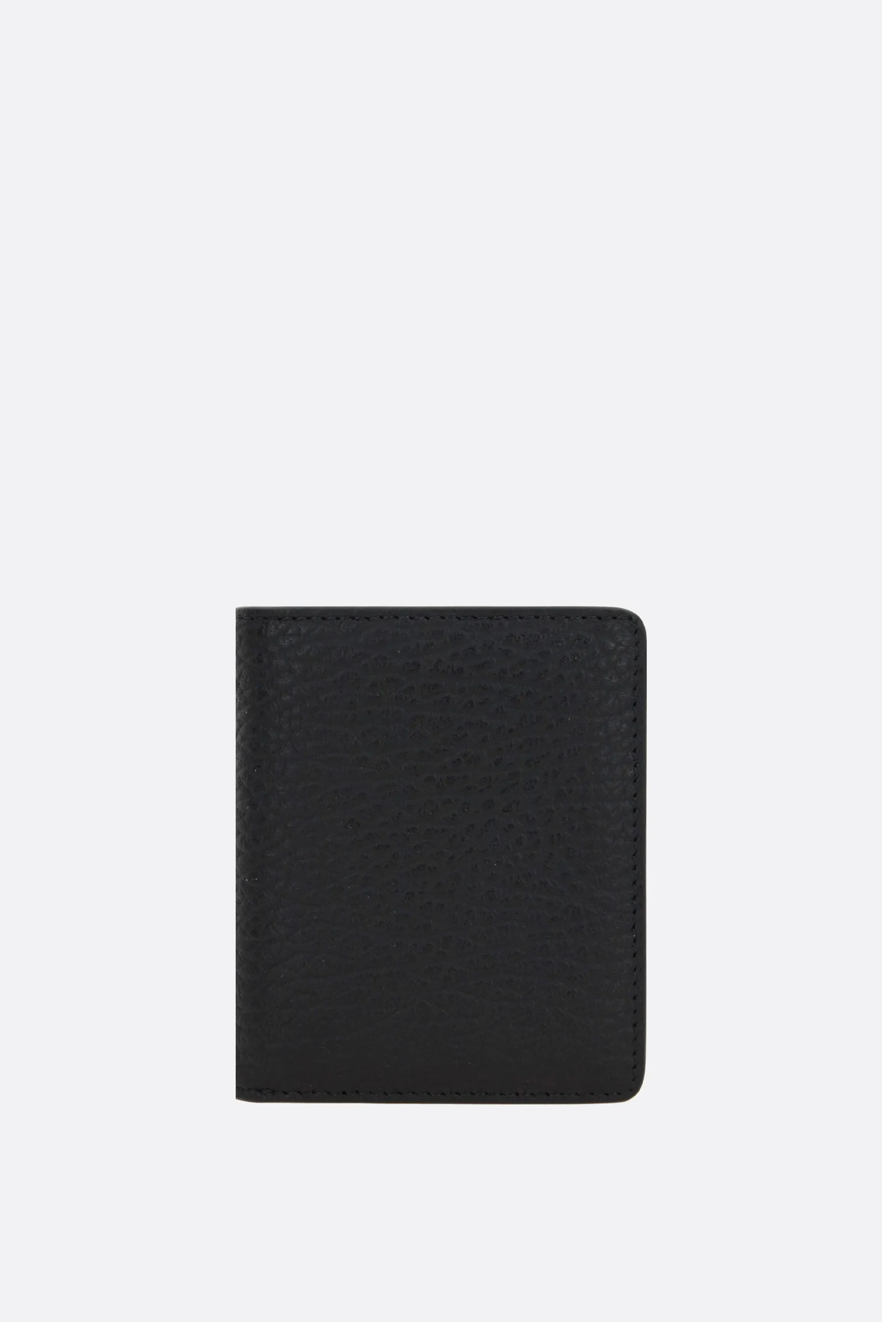 Four Stitches grainy leather compact wallet