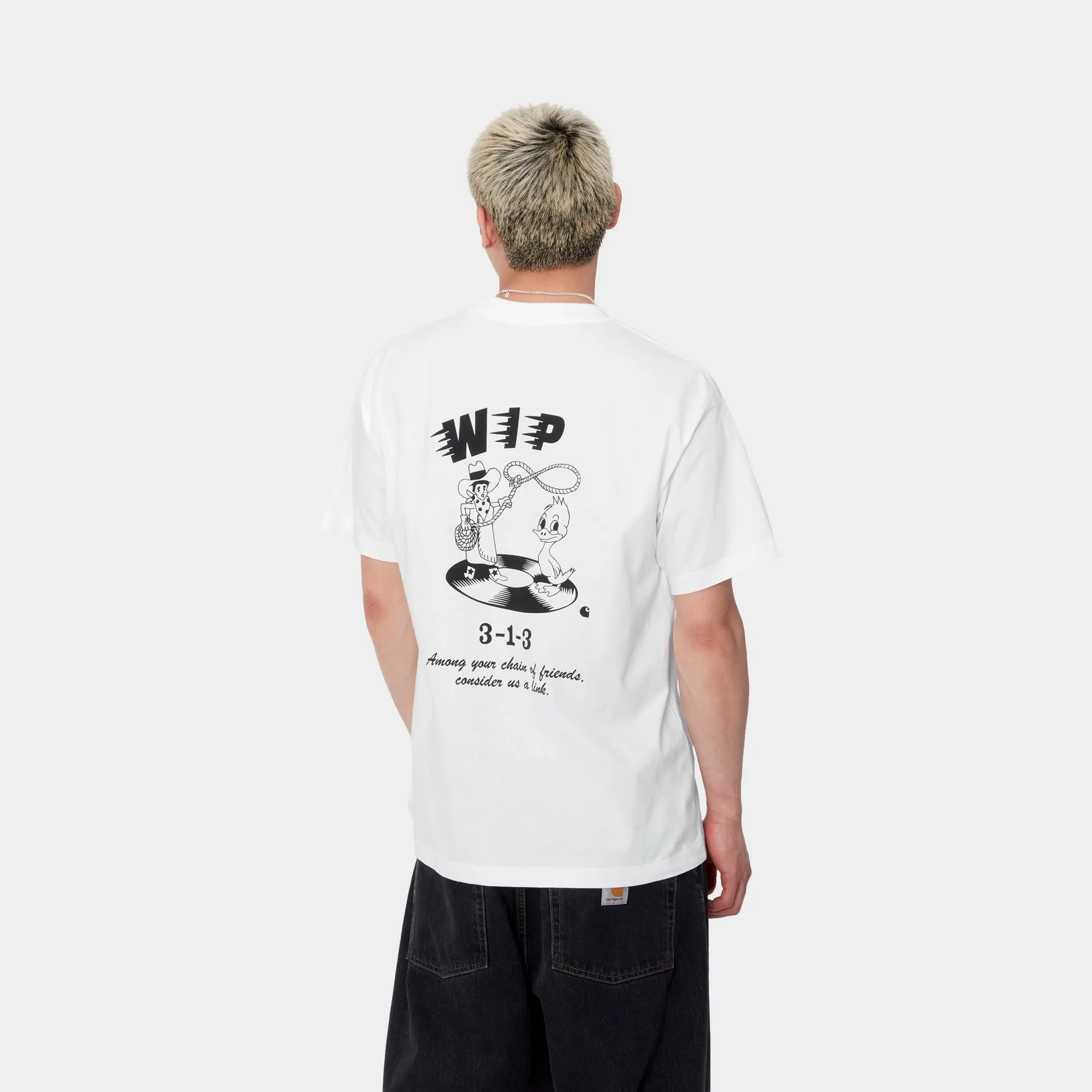 Friendship T-Shirt | White / Black