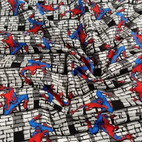 FS756_3 Spider-Man Wall Crawler Cotton