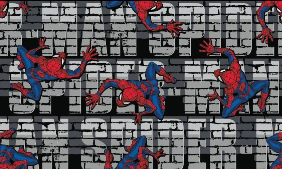 FS756_3 Spider-Man Wall Crawler Cotton