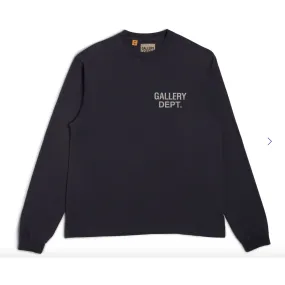 Gallery Dept. Souvenir Long Sleeve T-Shirt Black