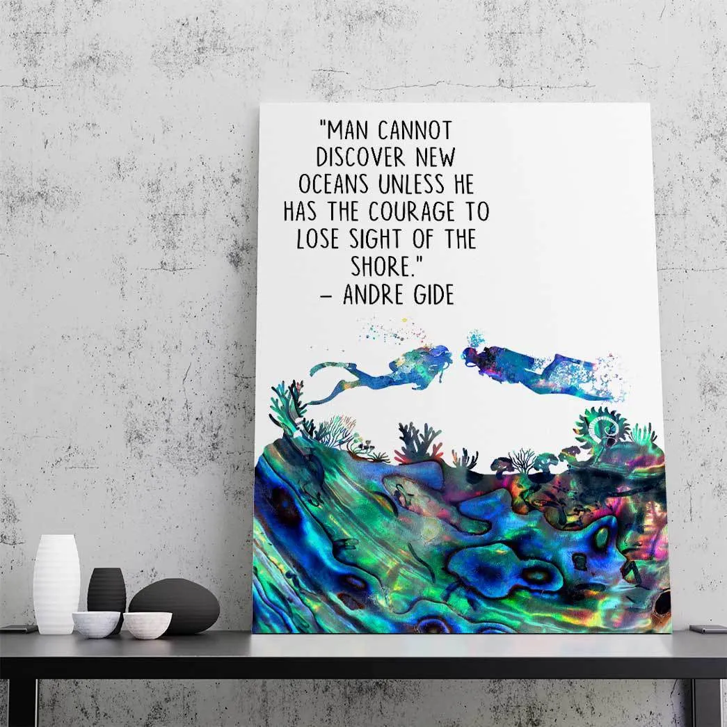 Gearhuman 3D Has The Courage To Lose Sight Of The Shore Canvas