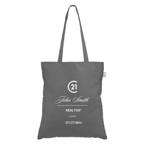 Geo 5oz Recycled Cotton Tote - Your logo - FREE SHIPPING