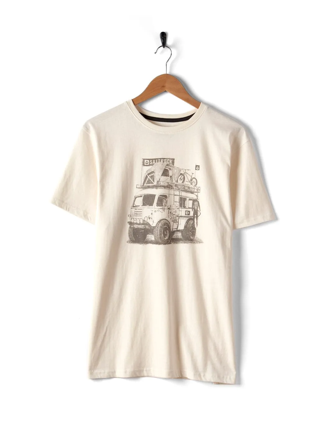 Go Anywhere - Mens T-Shirt - Cream