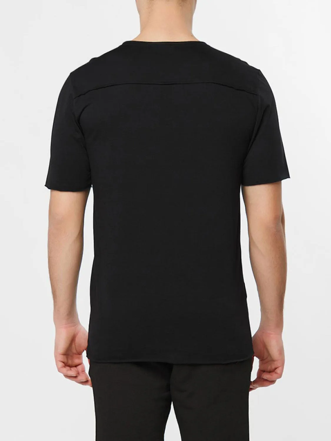 Grandad Organic Cotton T-shirt Black