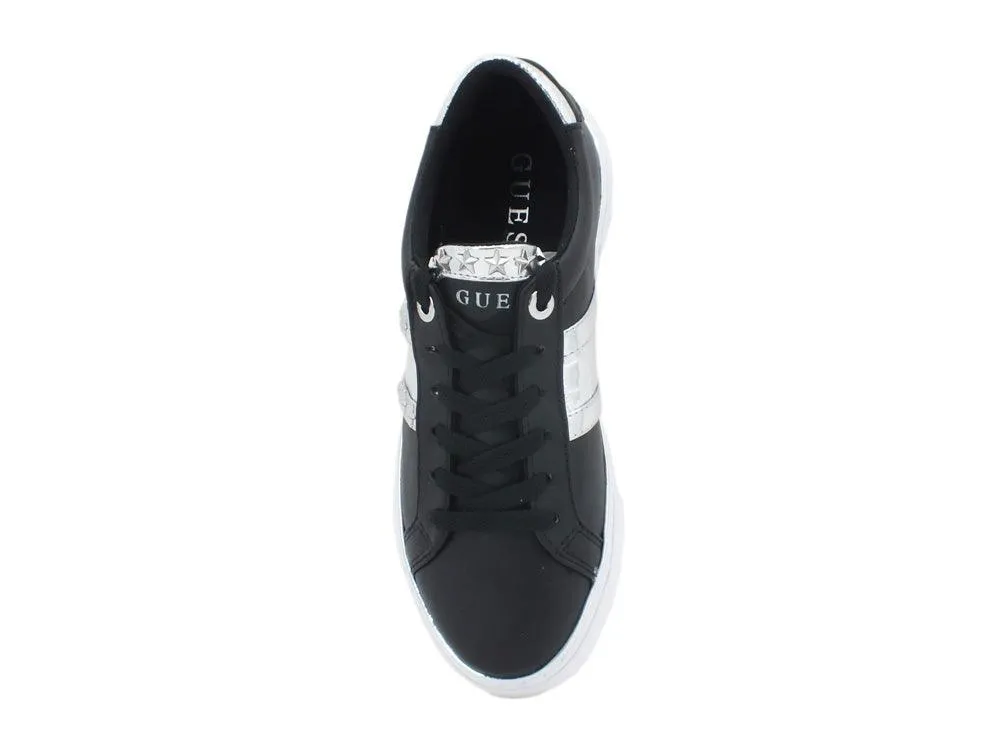 GUESS Sneaker Black Silver FL5GYZELE12