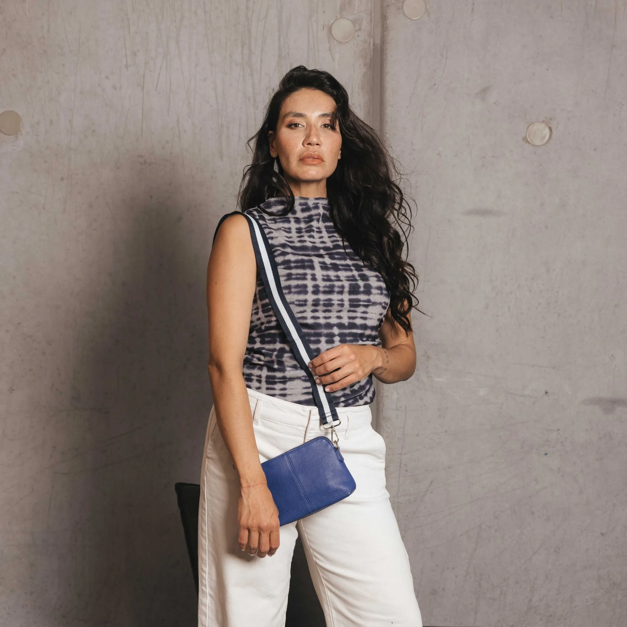 Harlow Cobalt Blue Small Crossbody