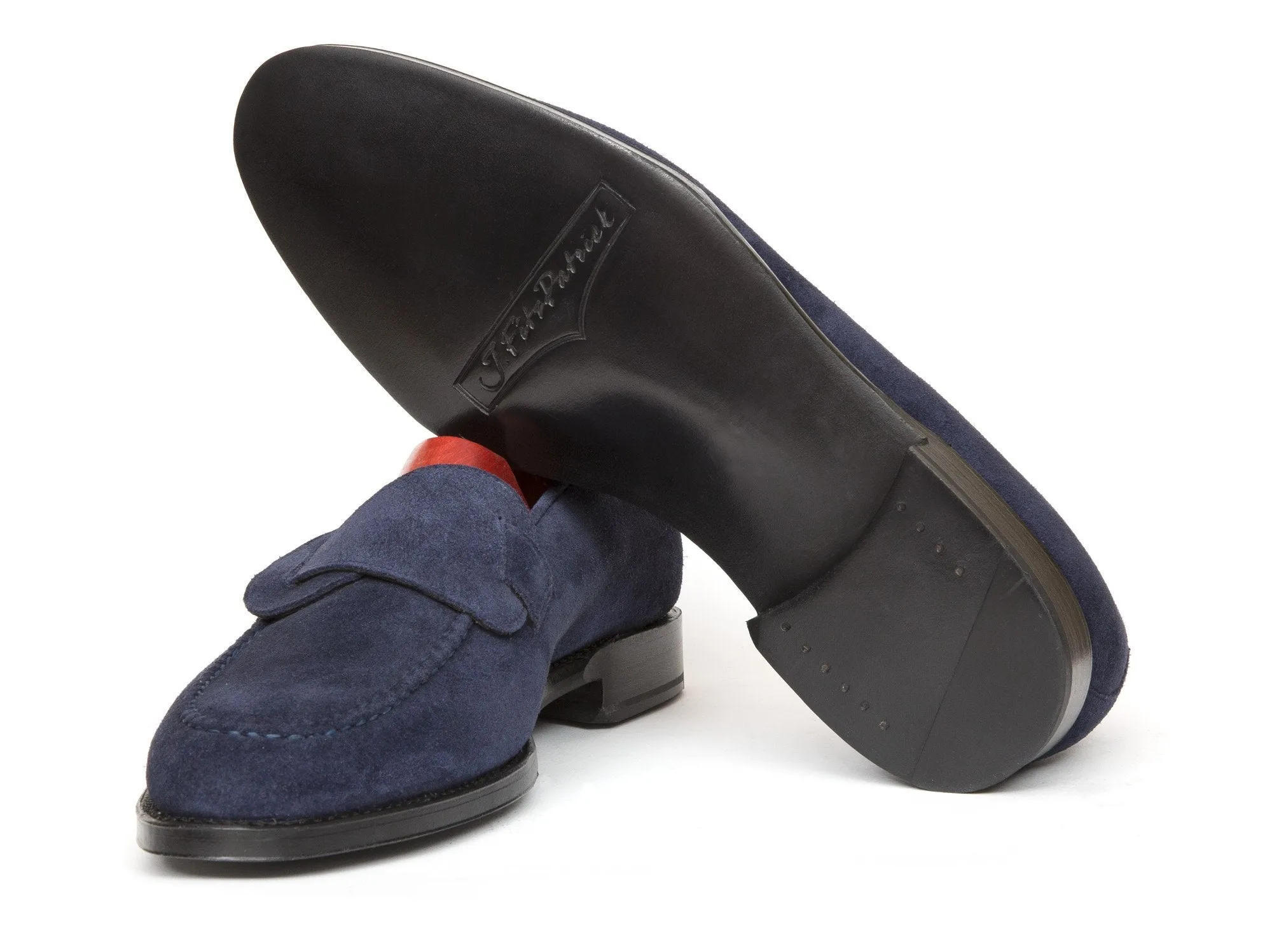 Hawthorne - MTO - Dark Blue Suede - TMG Last - Single Leather Sole