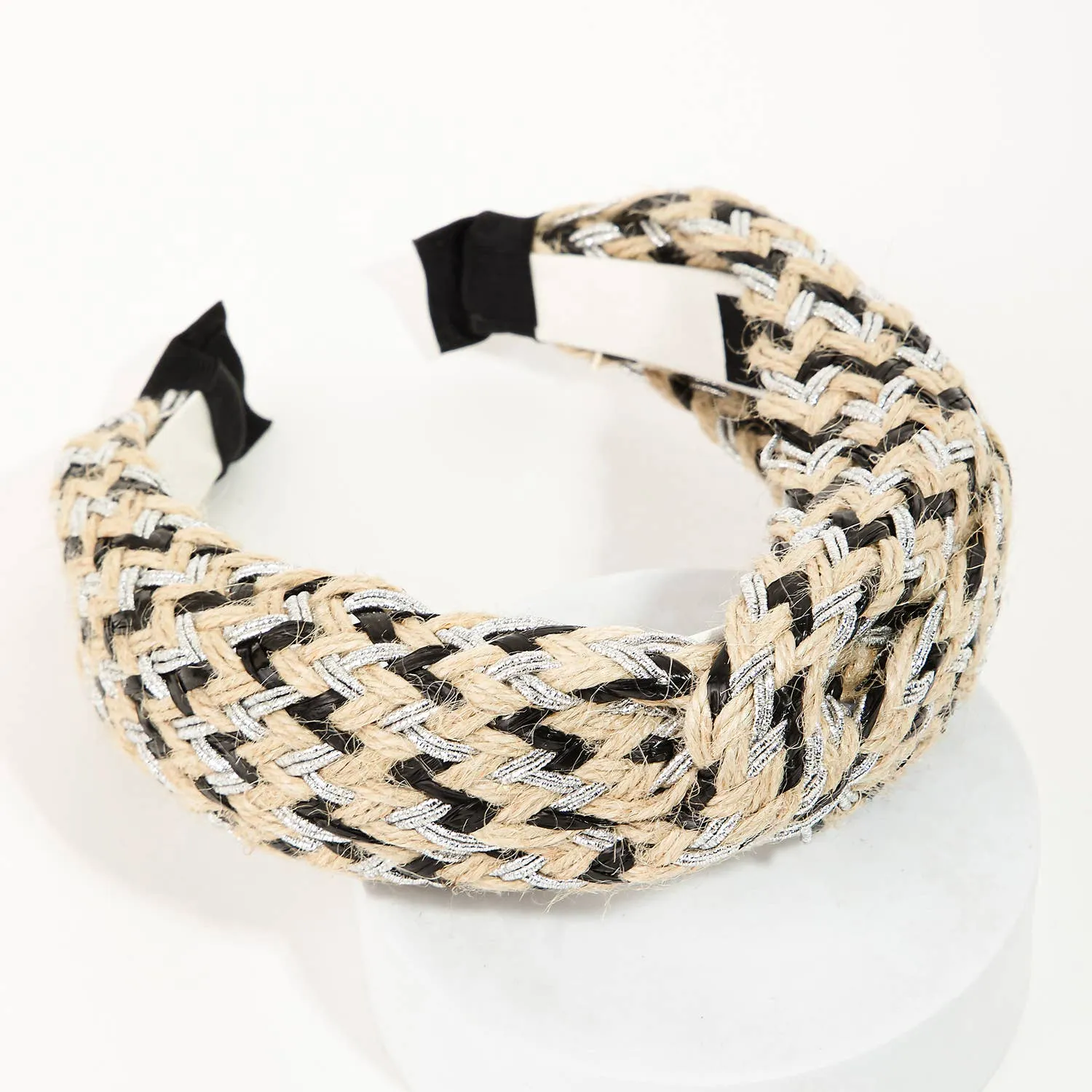 Headband: Knitted Black