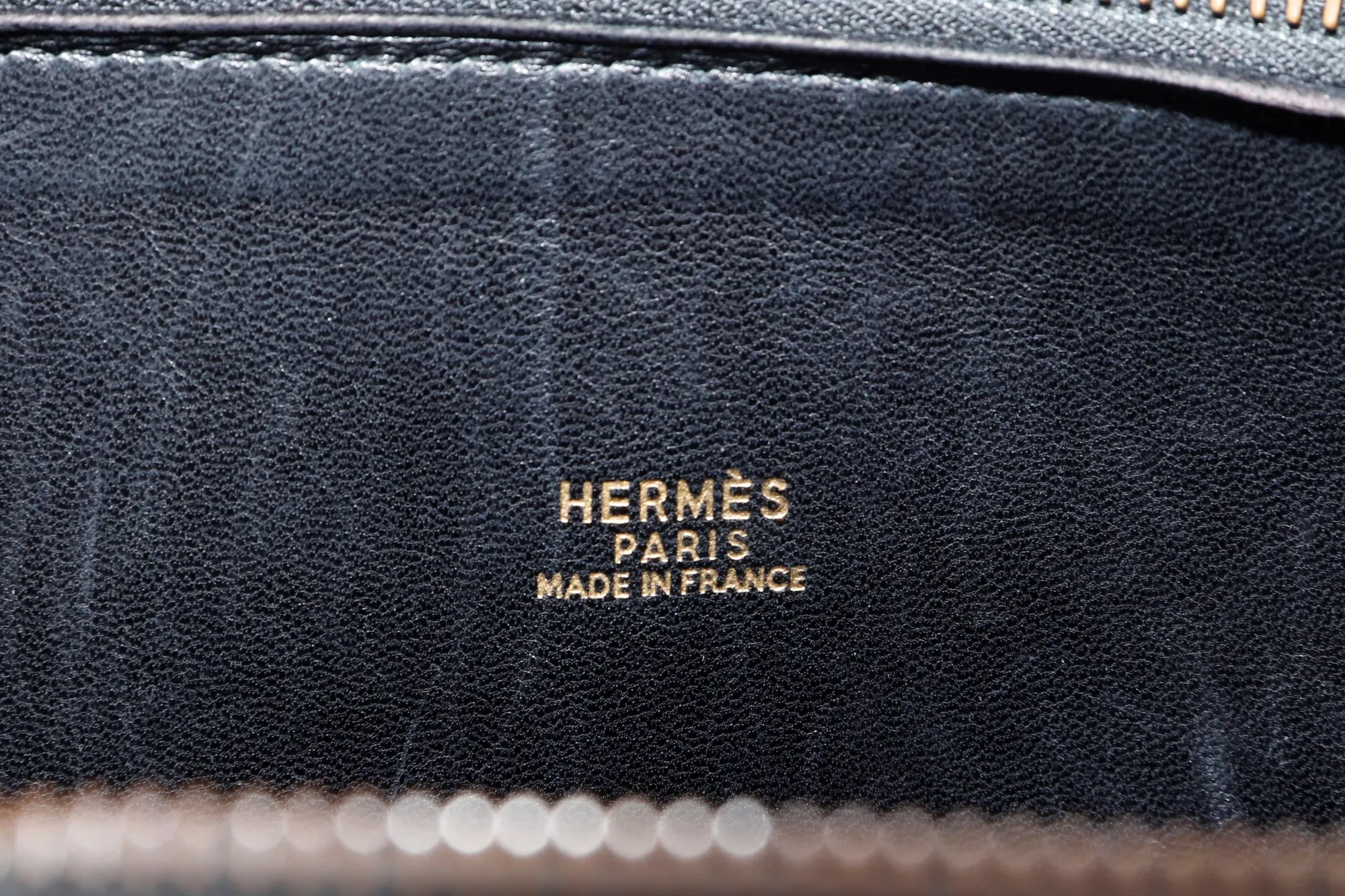 Hermes Bolide 35 (Stamp Z Circle) Black Ardennes Leather, Gold Hardware, with Dust Cover