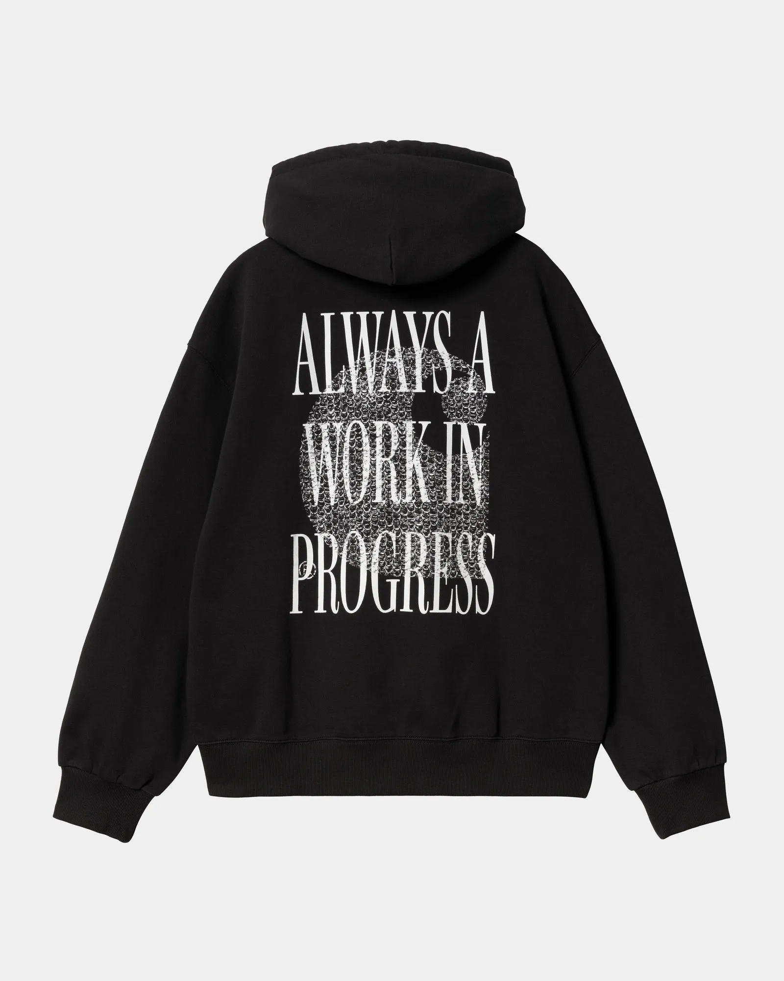 Hooded Always a WIP Sweatshirt | Black