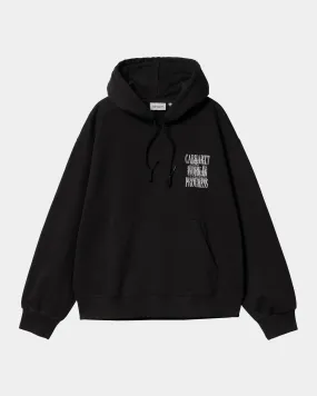 Hooded Always a WIP Sweatshirt | Black