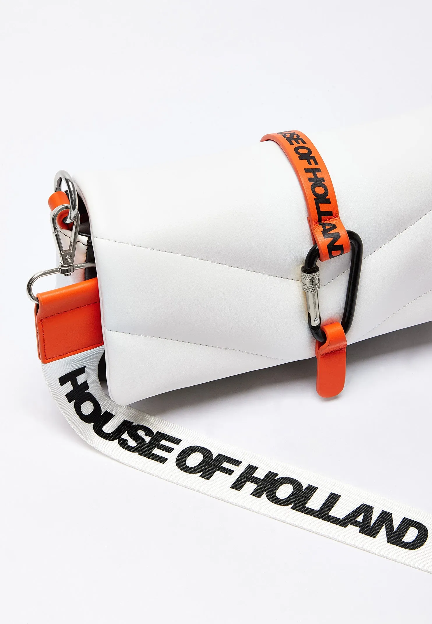 House Of Holland Black And White Crossbody Bag