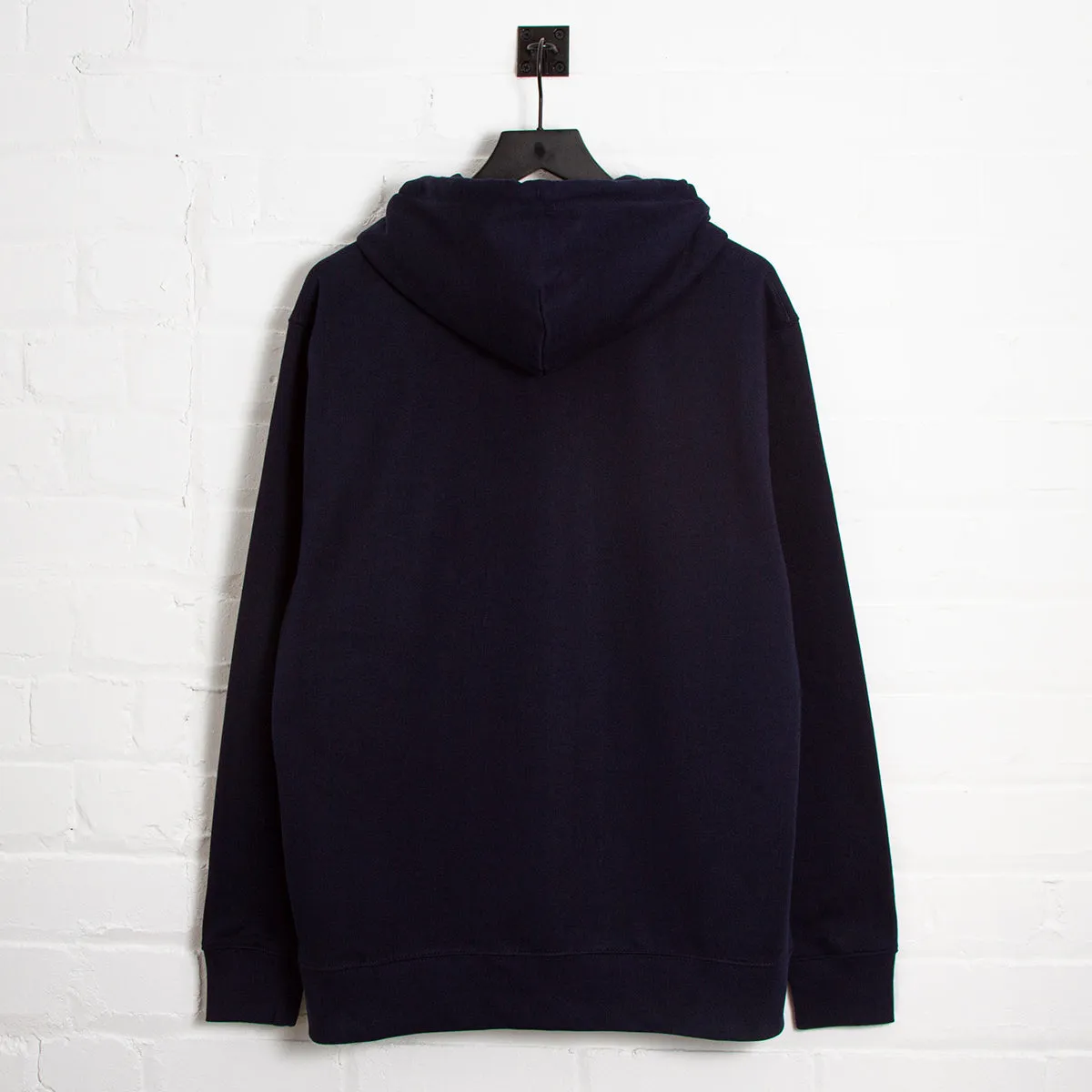 Illegal Rave Crest - Zipped Hood - Navy