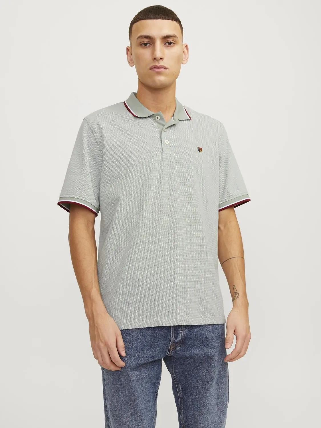 Jack & Jones Bluwin Regular Fit Short Sleeve Polo-LILY