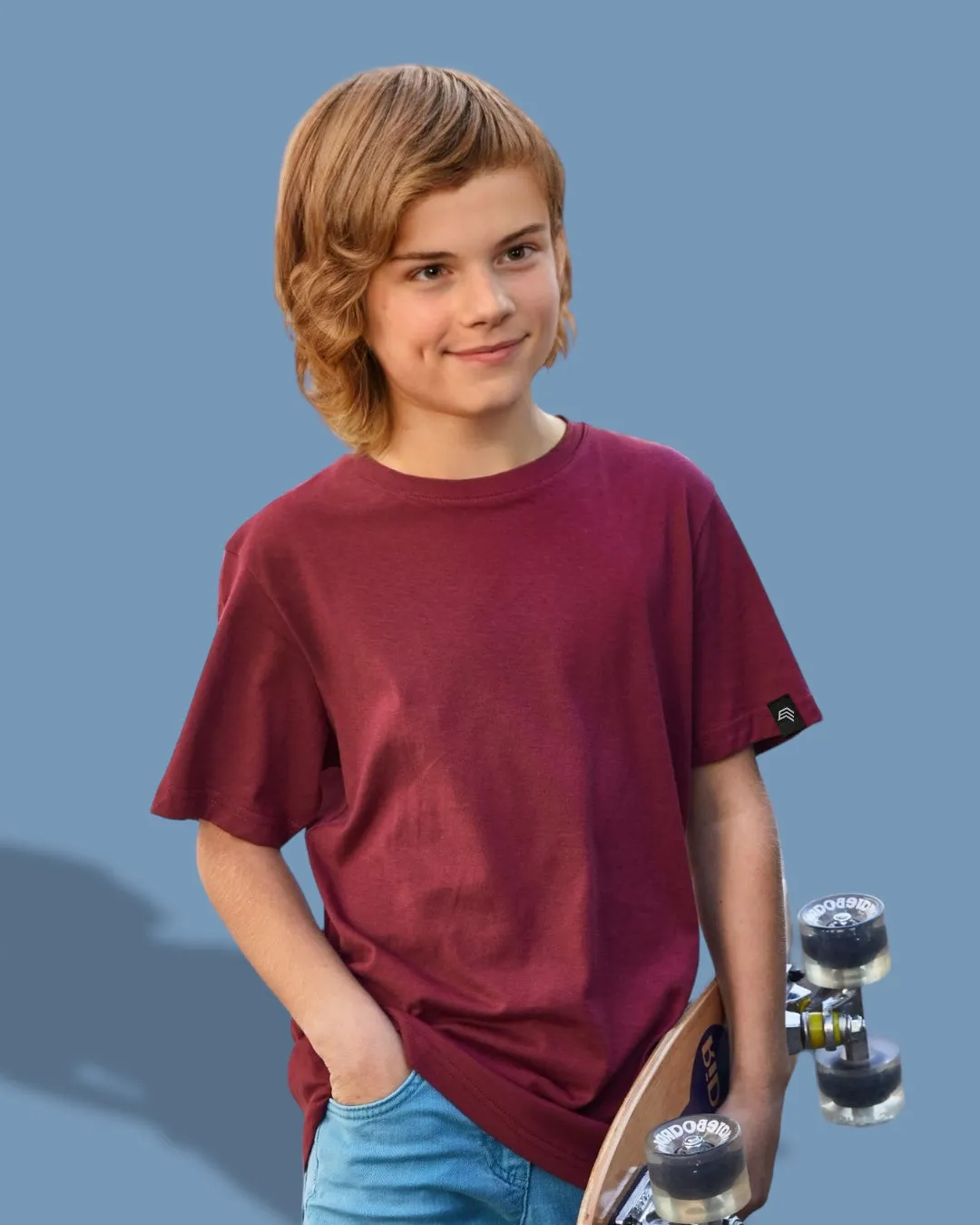 JAN 8008B ― Kinder/Jungen Bio-Baumwolle T-Shirt - Gold Gelb