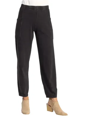 Jess & Jane M100 pant, full-length cotton mineral wash