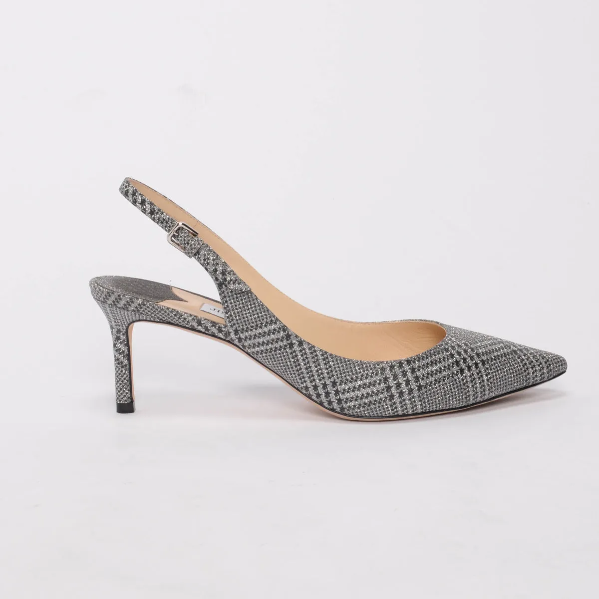 Jimmy Choo Silver Prince Of Stars Erin 60 Slingbacks 39