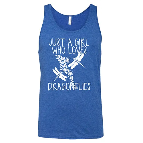 Just A Girl Who Loves Dragonflies Shirt Unisex