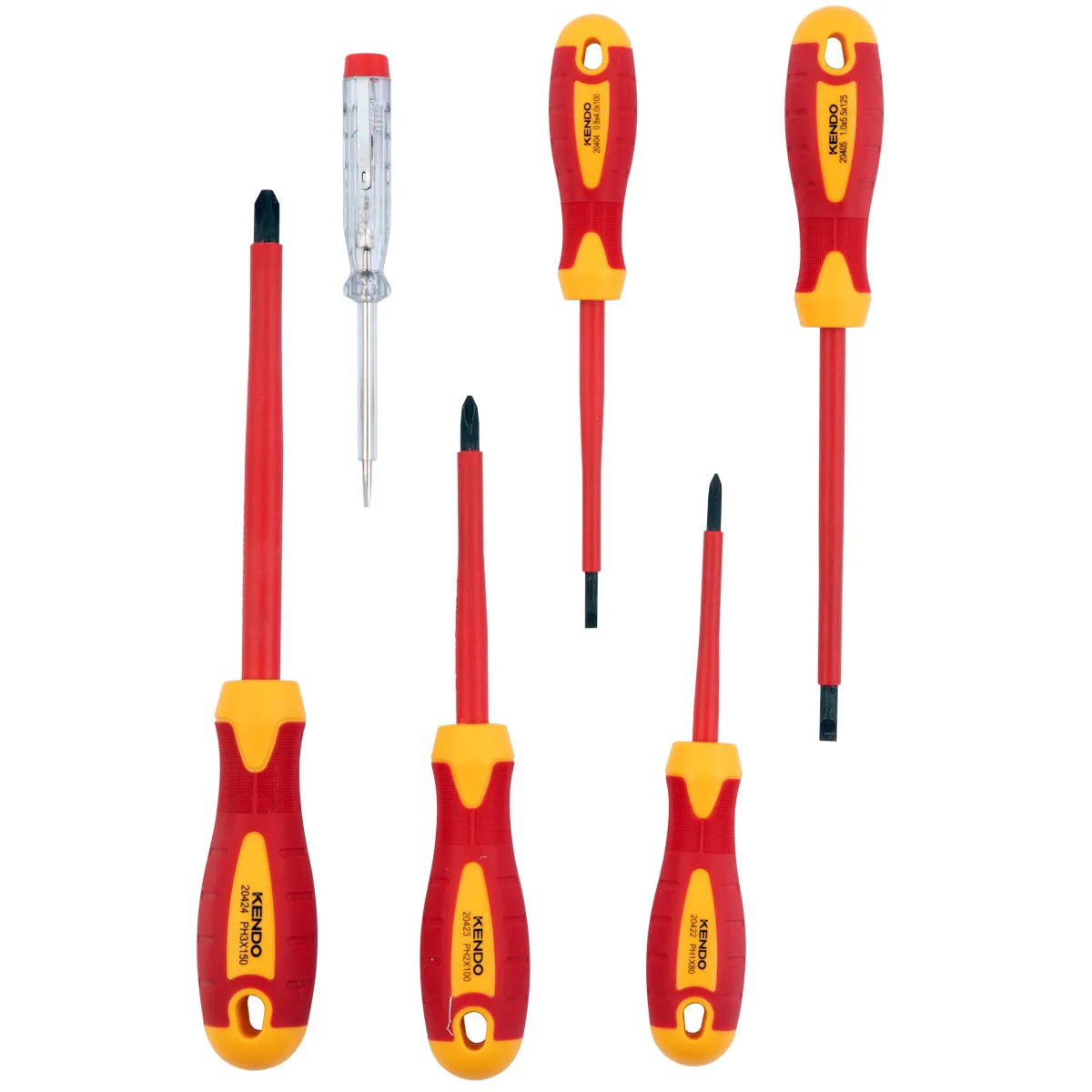 Kendo VDE Screwdriver Set 6 Pieces