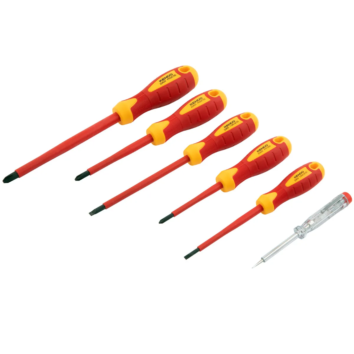 Kendo VDE Screwdriver Set 6 Pieces