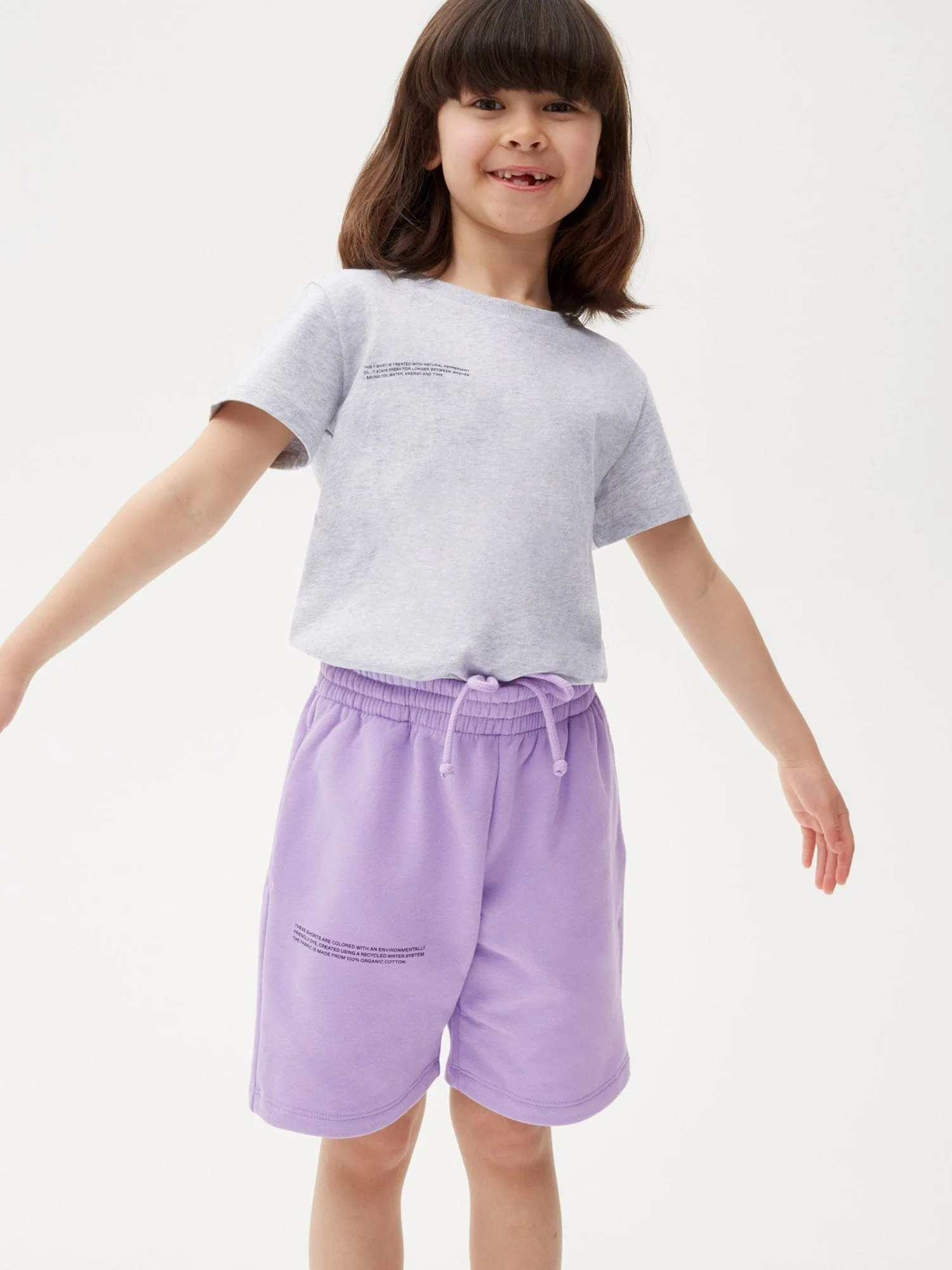 Kids' 365 Midweight Long Shorts—orchid purple