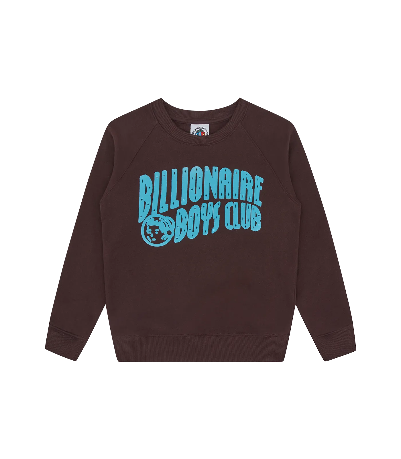 KIDS ARCH LOGO CREWNECK - BROWN