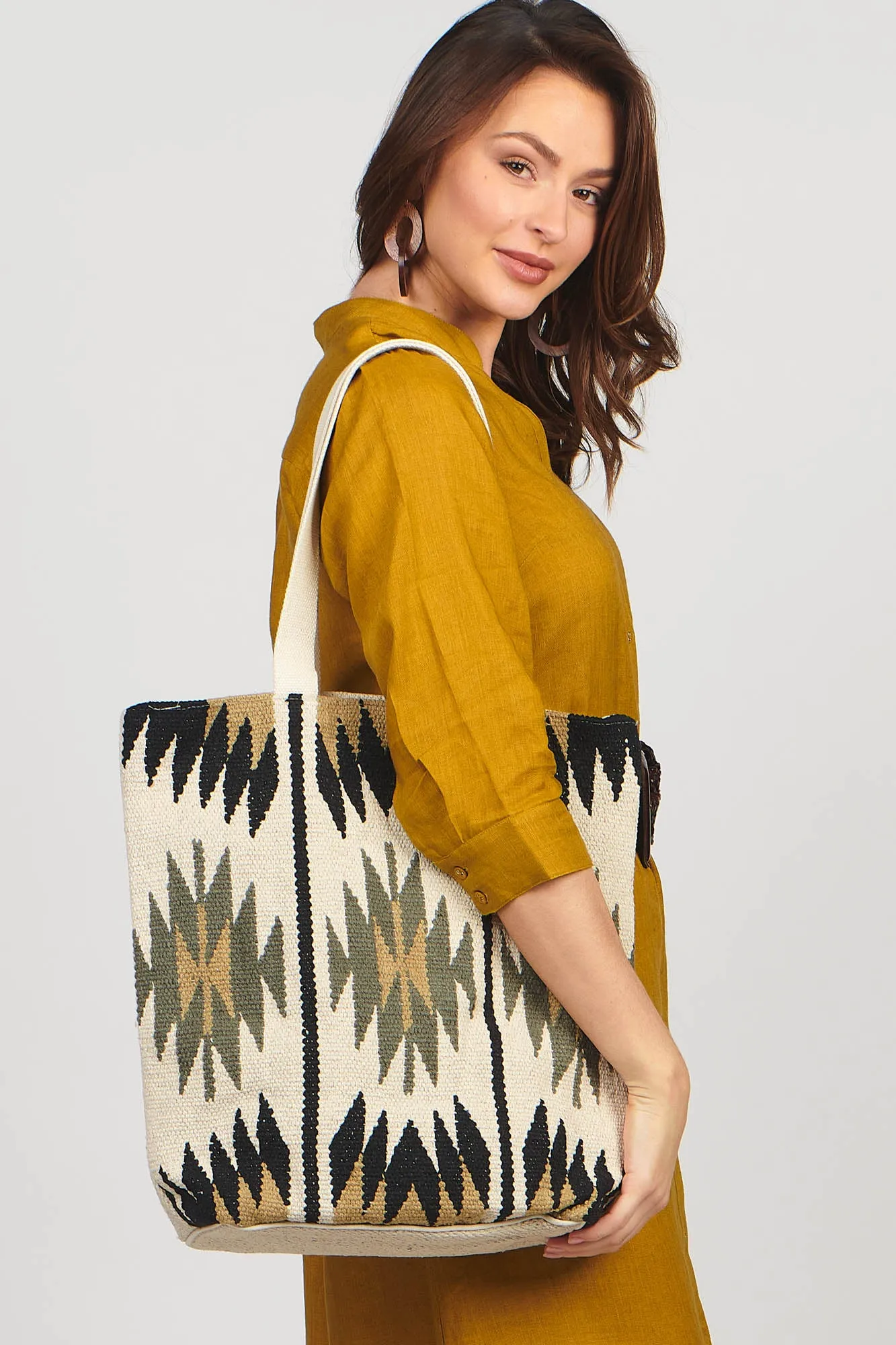 Kilim Tote Bag Natural