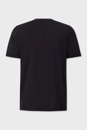 Kiton Black Cotton T-Shirt