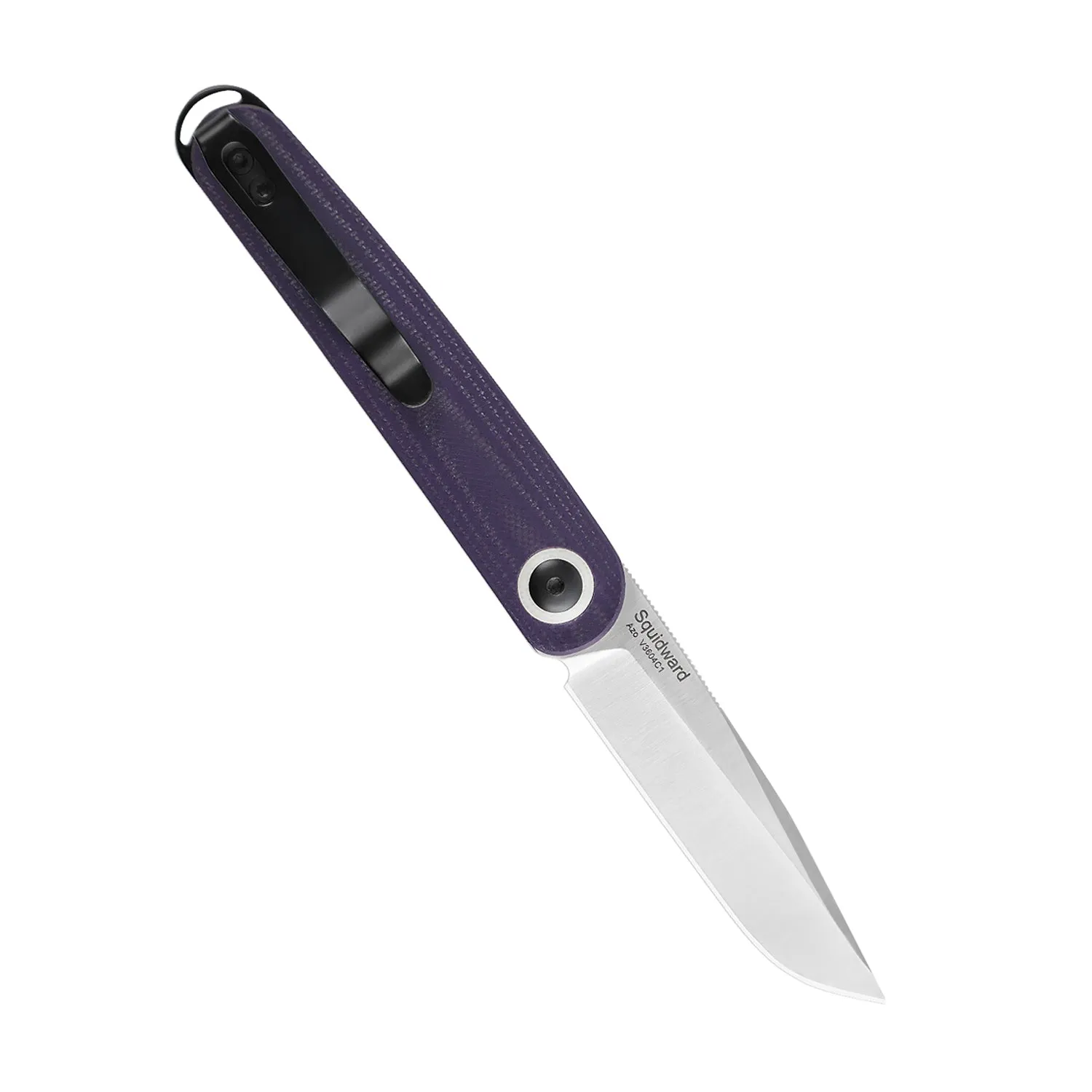 Kizer Azo Squidward Liner Lock Knife Purple G-10 (2.81 Satin) V3604C1