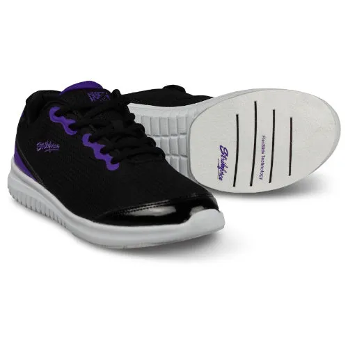 KR Strikeforce Glitz Black/Purple Women's Bowling Shoes