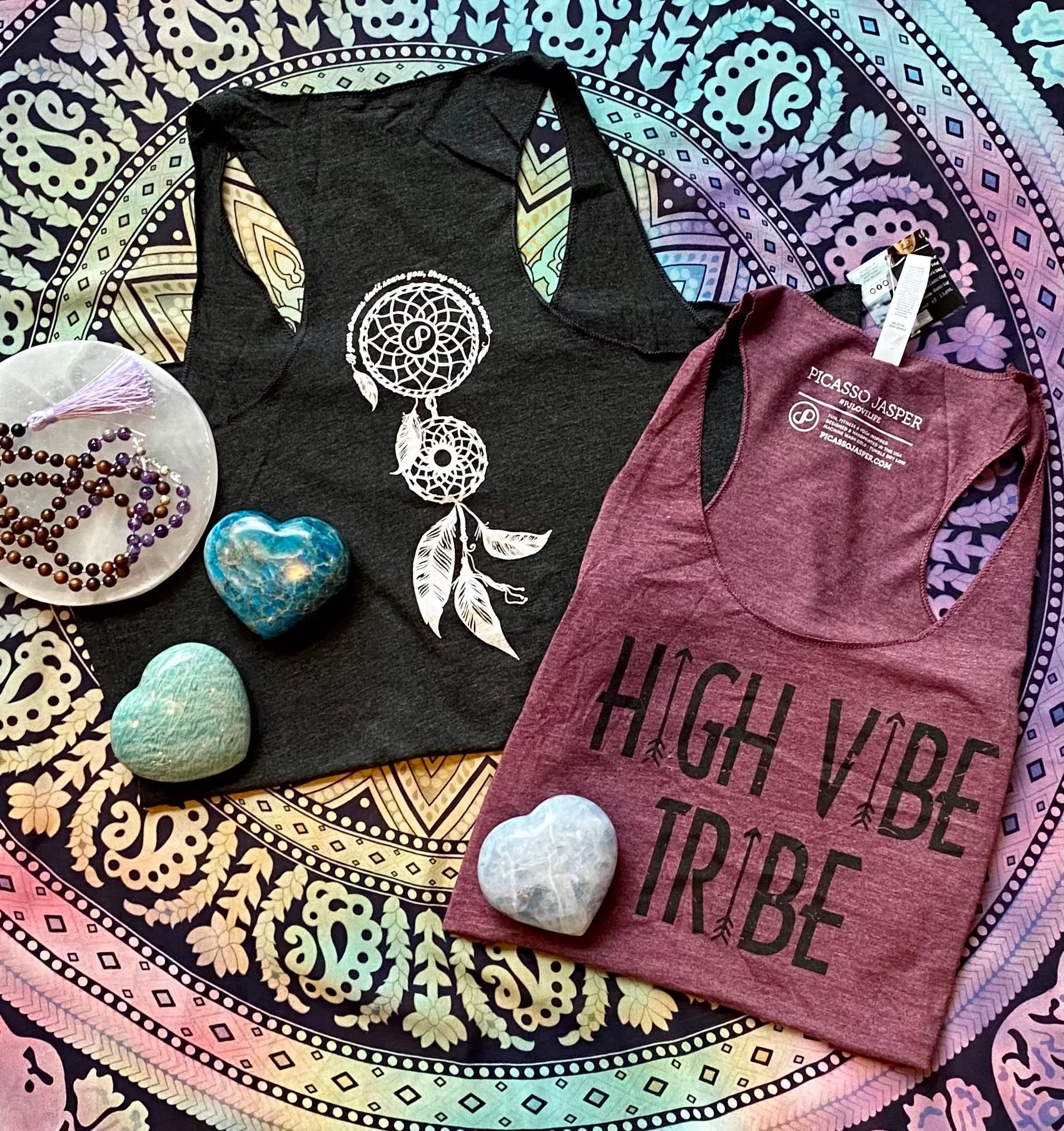 Last ones! High Vibe Tribe, Racerback Tank