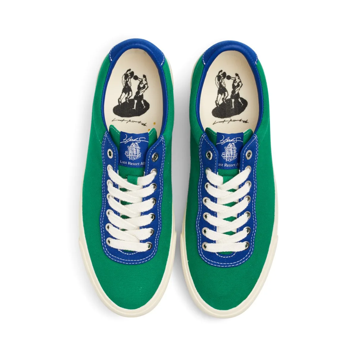 Last Resort AB VM001 Lo Canvas Julian Smith kelly green klein blue Skateshoe