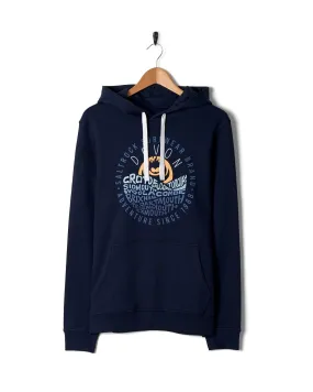 Layers Devon - Mens Pop Hoodie - Blue