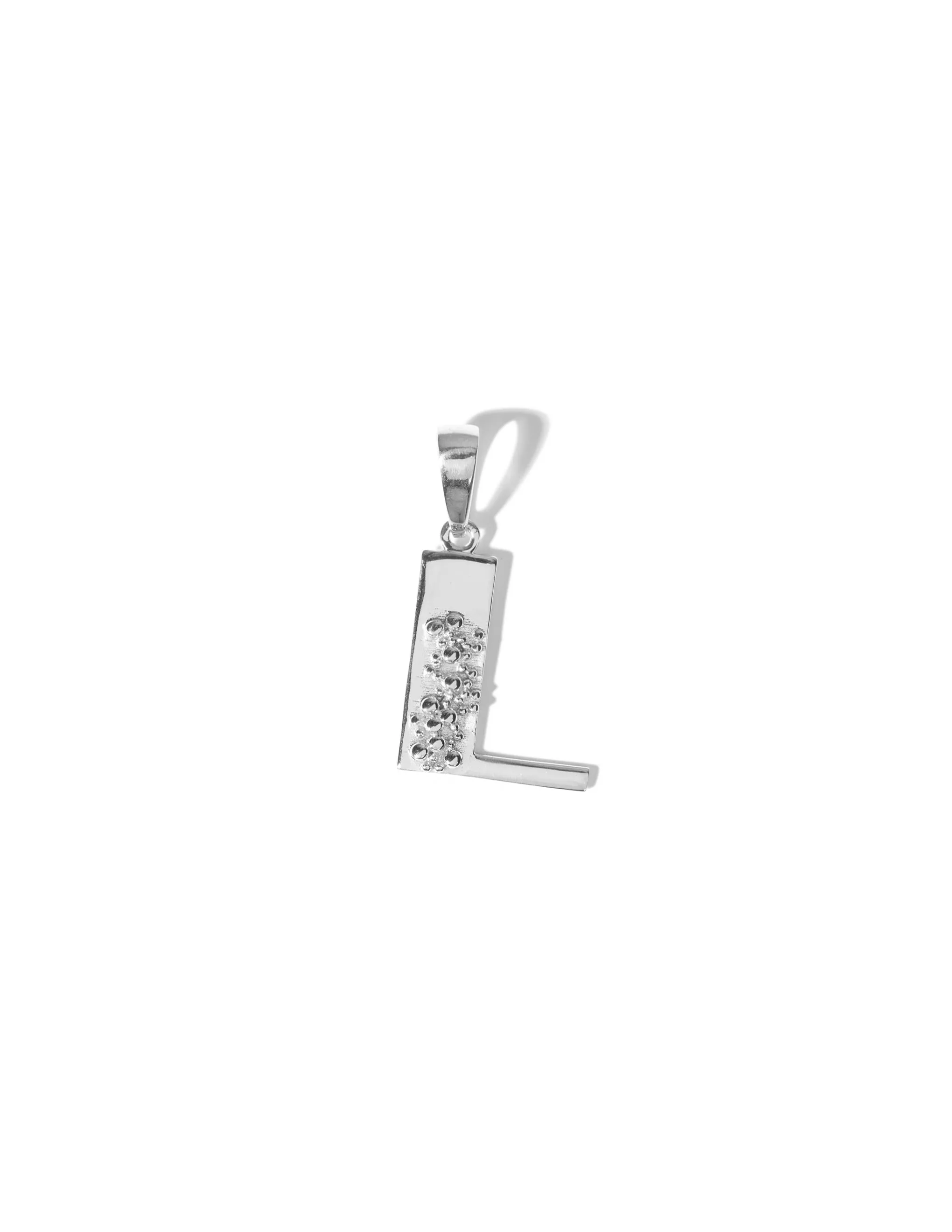 Letter Necklace A-Z <br> Silver