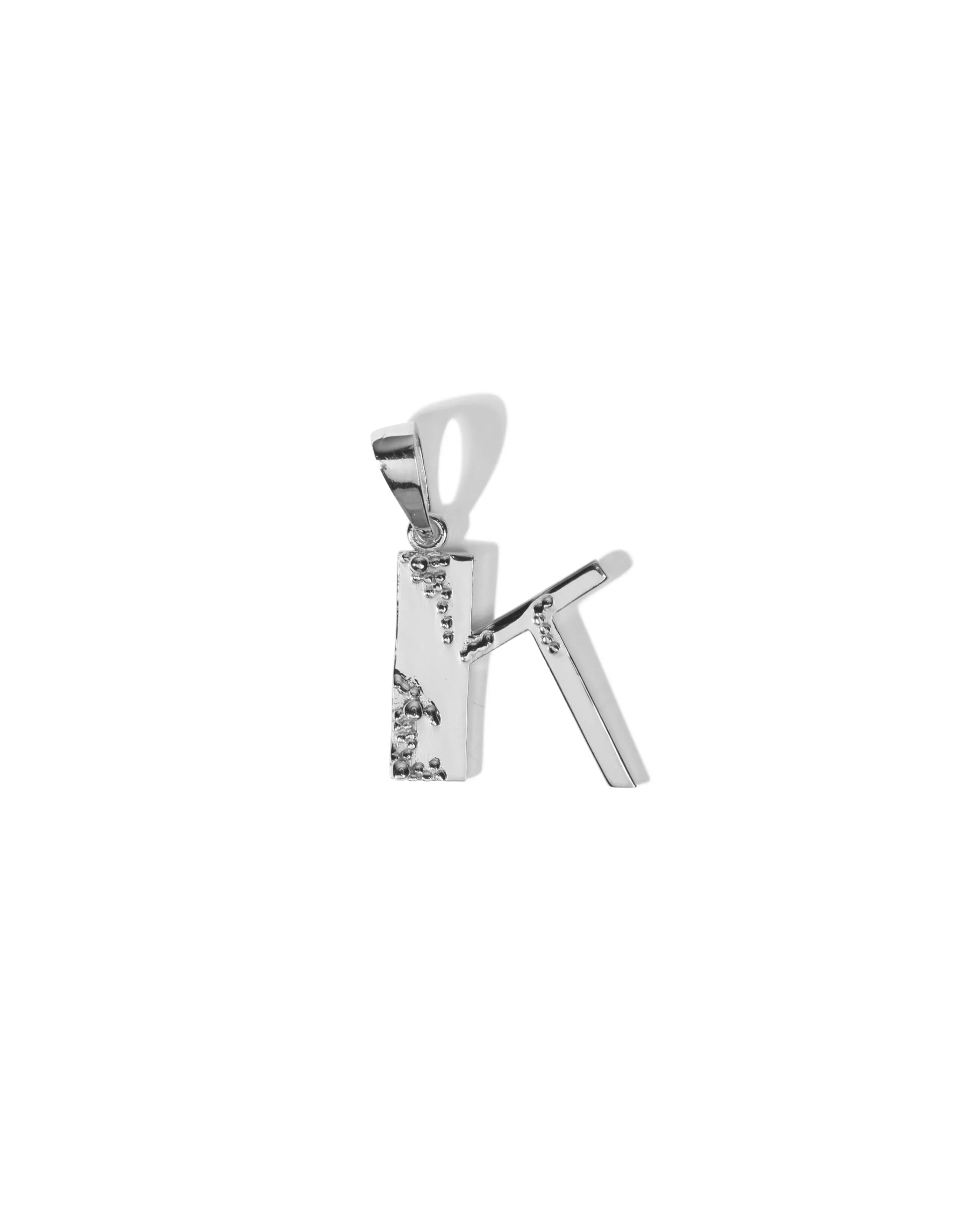 Letter Necklace A-Z <br> Silver