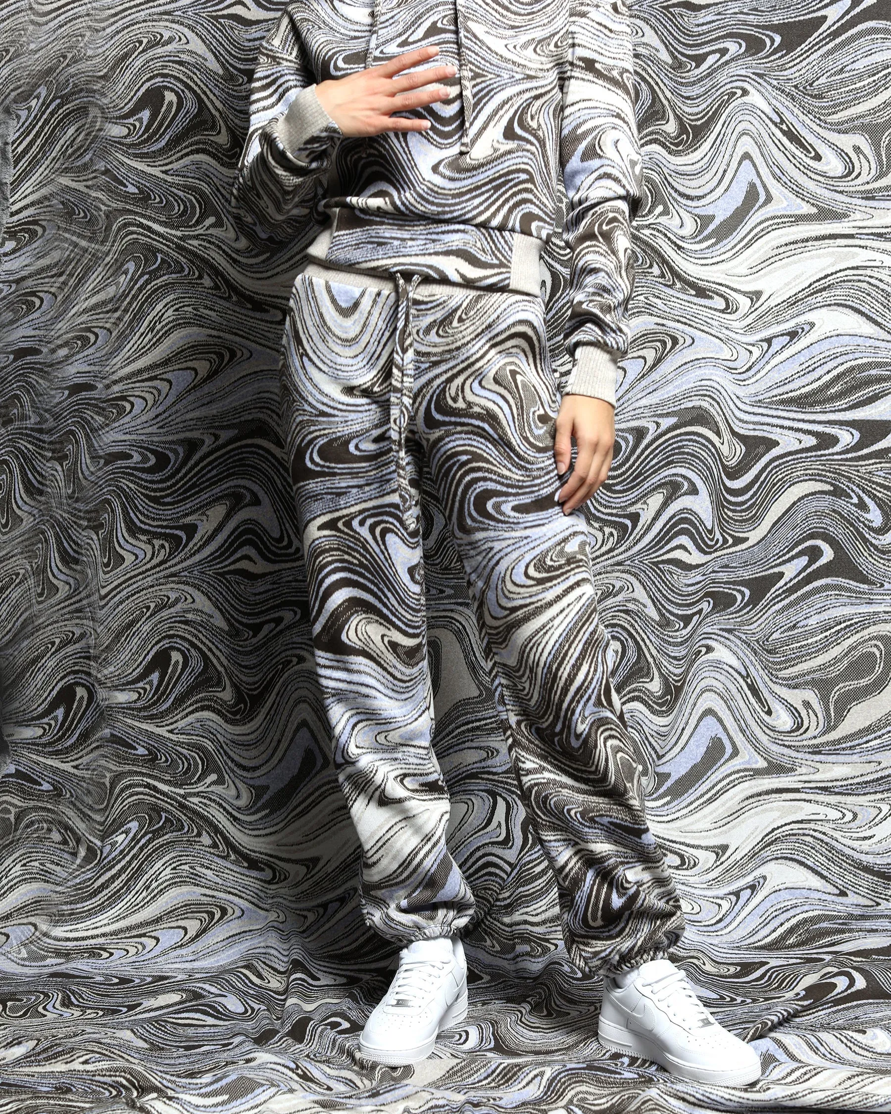 Liquid Swirl Hyper Reality Knit Sweatpants