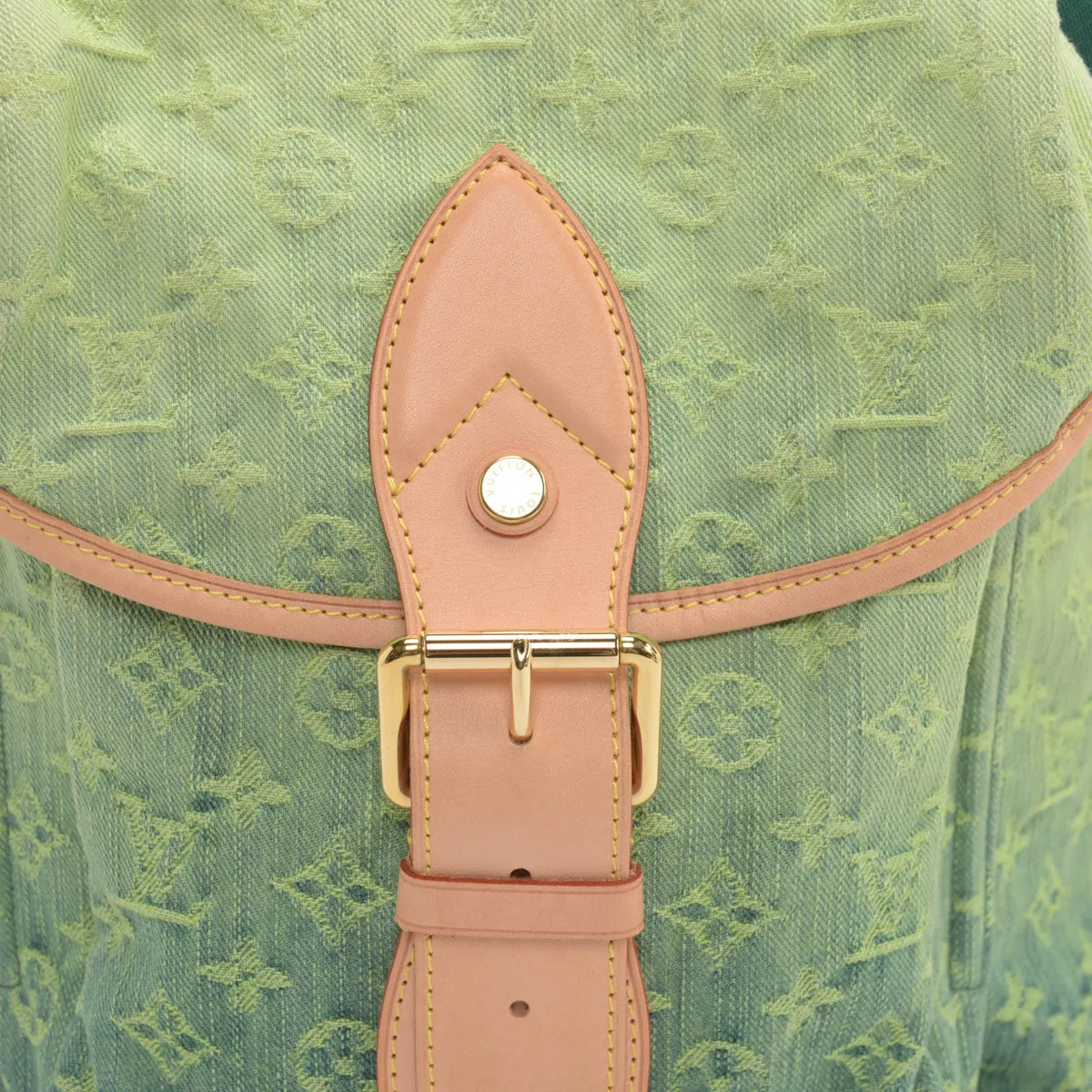 Louis Vuitton Green Ombre Monogram Denim Sunburst PM