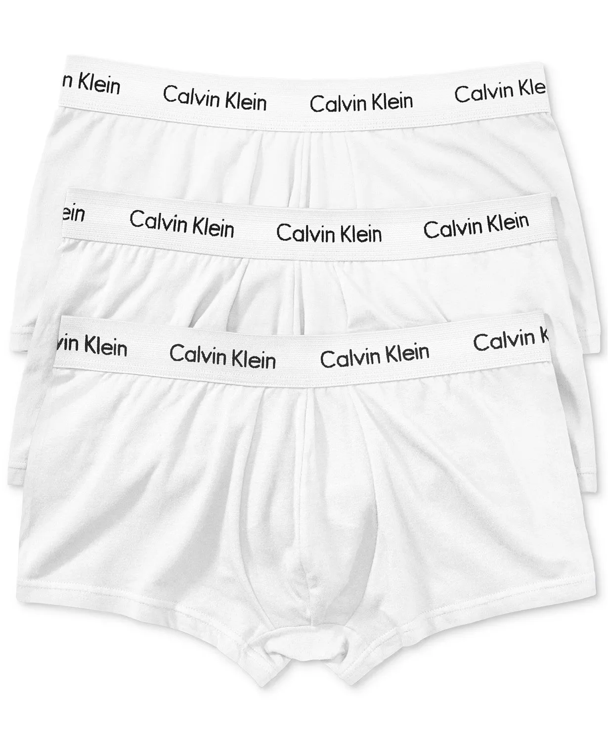 Men's Calvin Klein | Trunks Cotton Stretch 3-Pack | White