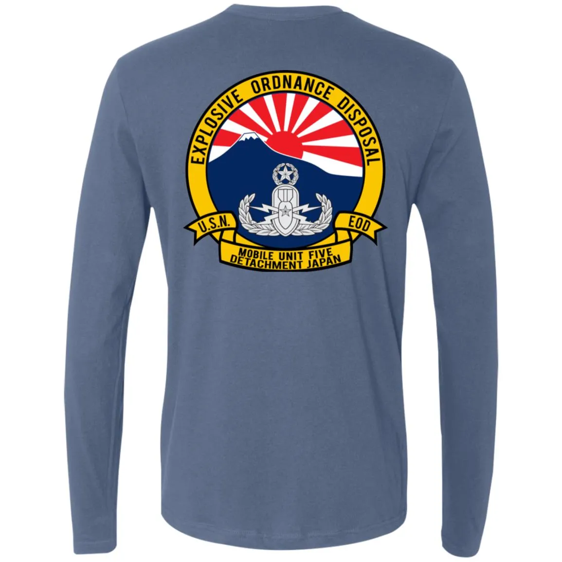 Navy EOD Mobile Unit 5 Japan Men's Premium LS