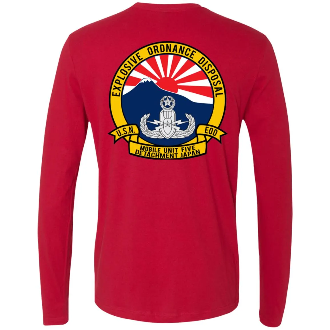 Navy EOD Mobile Unit 5 Japan Men's Premium LS