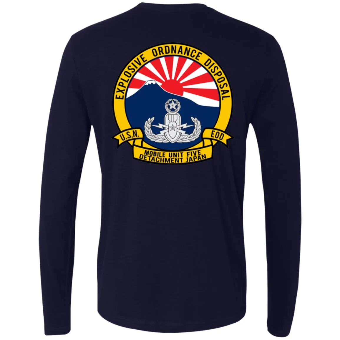 Navy EOD Mobile Unit 5 Japan Men's Premium LS